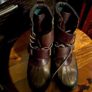 Mens size 8.5 polo boots
